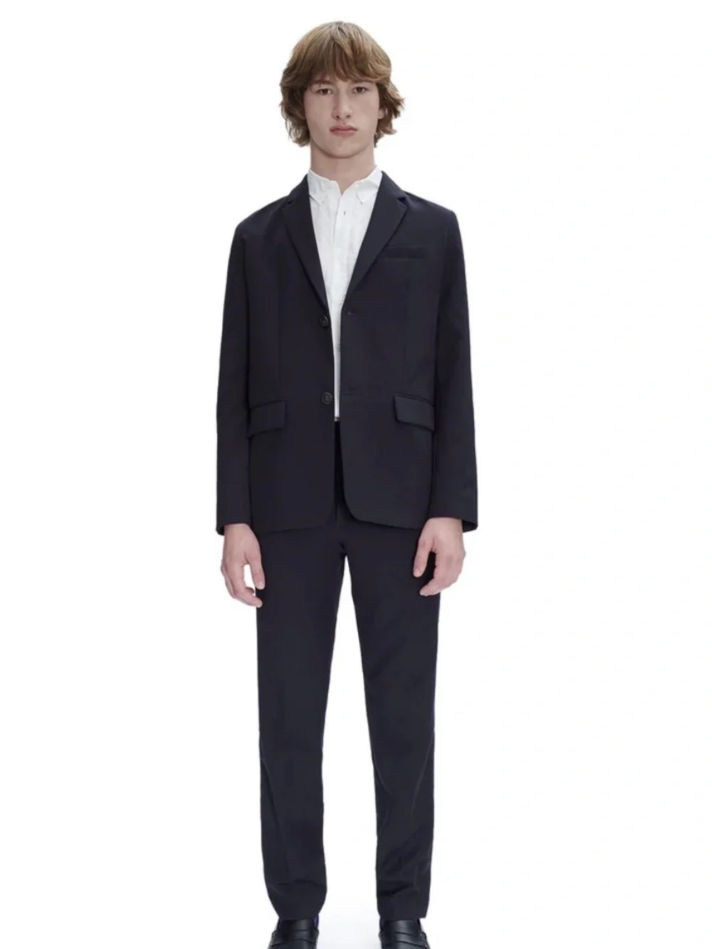 Men's navy A.P.C. Classic Suit Jacket and Trousers